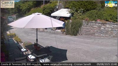 immagine della webcam nei dintorni di Tabiano Terme: webcam Terenzo