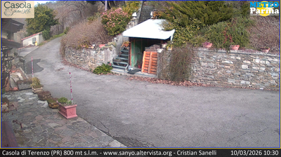 immagine della webcam nei dintorni di Calestano: webcam Terenzo
