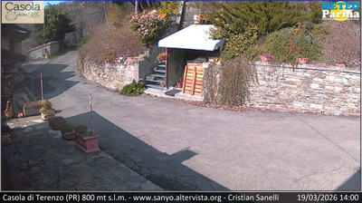 immagine della webcam nei dintorni di Langhirano: webcam Terenzo