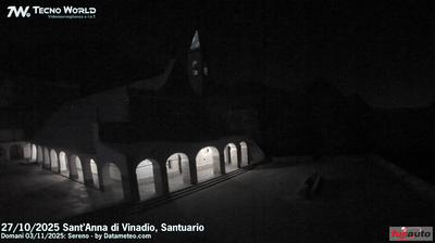 immagine della webcam nei dintorni di Demonte: webcam Sant'Anna di Vinadio
