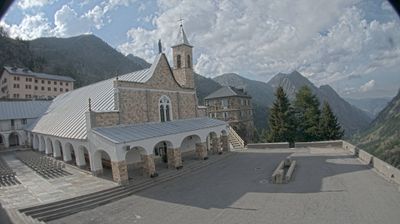 immagine della webcam nei dintorni di Pietraporzio: webcam Sant'Anna di Vinadio