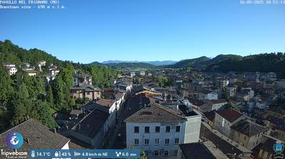 immagine della webcam nei dintorni di Piane di Mocogno: webcam Pavullo nel Frignano