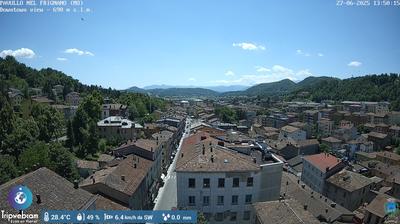 immagine della webcam nei dintorni di Castello di Serravalle: webcam Pavullo nel Frignano