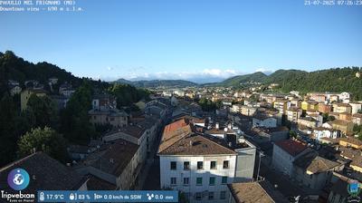 immagine della webcam nei dintorni di Canevare di Fanano: webcam Pavullo nel Frignano