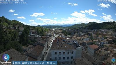 immagine della webcam nei dintorni di Piane di Mocogno: webcam Pavullo nel Frignano