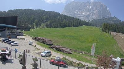 immagine della webcam nei dintorni di Alpe di Siusi: webcam Santa Cristina Valgardena Ski