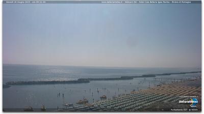 immagine della webcam nei dintorni di Santarcangelo di Romagna: webcam San Mauro a Mare
