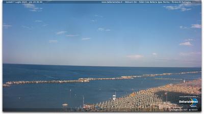 immagine della webcam nei dintorni di Roncofreddo: webcam San Mauro a Mare