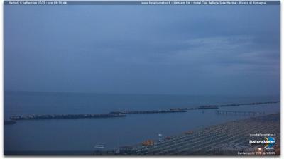 immagine della webcam nei dintorni di Bellaria Igea Marina: webcam San Mauro a Mare
