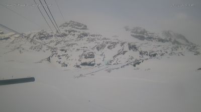 immagine della webcam nei dintorni di Breuil-Cervinia: webcam Cervinia Cime Bianche Laghi