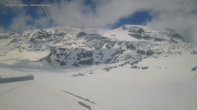 immagine della webcam nei dintorni di Macugnaga: webcam Cervinia Cime Bianche Laghi