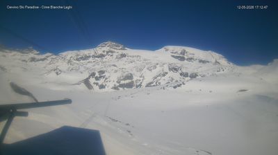 immagine della webcam nei dintorni di Breuil-Cervinia: webcam Cervinia Cime Bianche Laghi