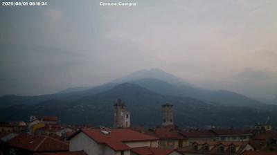 immagine della webcam nei dintorni di Rocca Canavese: webcam Cuorgnè