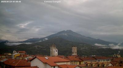 immagine della webcam nei dintorni di Castelnuovo Nigra: webcam Cuorgnè