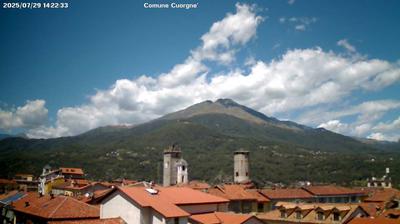 immagine della webcam nei dintorni di Ronco Canavese: webcam Cuorgnè