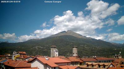 immagine della webcam nei dintorni di Forno Canavese: webcam Cuorgnè