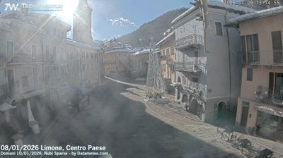 immagine della webcam nei dintorni di Sant'Anna di Valdieri: webcam Limone Piemonte