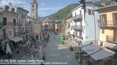 immagine della webcam nei dintorni di Villanova Mondovì: webcam Limone Piemonte