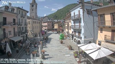 immagine della webcam nei dintorni di Villanova Mondovì: webcam Limone Piemonte