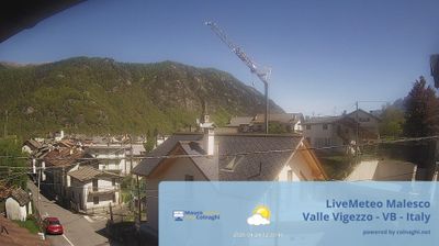 immagine della webcam nei dintorni di Alpe Devero: webcam Malesco