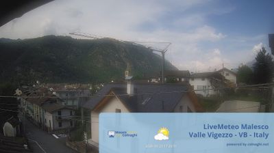 immagine della webcam nei dintorni di Bognanco fonti: webcam Malesco