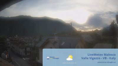 immagine della webcam nei dintorni di Cannero Riviera: webcam Malesco