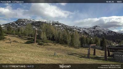 immagine della webcam nei dintorni di Bellamonte: webcam San Martino di Castrozza