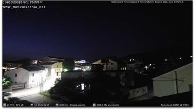 immagine della webcam nei dintorni di Rionero Sannitico: webcam Monteroduni