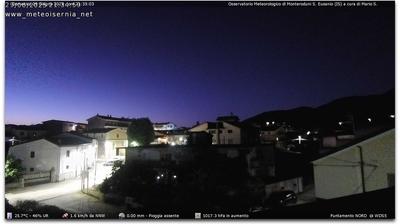 immagine della webcam nei dintorni di Macchia d'Isernia: webcam Monteroduni