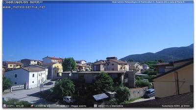 immagine della webcam nei dintorni di Rionero Sannitico: webcam Monteroduni