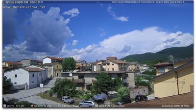 immagine della webcam nei dintorni di Macchia d'Isernia: webcam Monteroduni