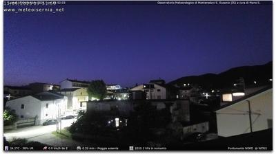 immagine della webcam nei dintorni di Acquaviva d'Isernia: webcam Monteroduni