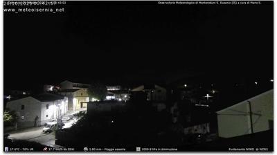 immagine della webcam nei dintorni di Macchia d'Isernia: webcam Monteroduni