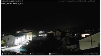immagine della webcam nei dintorni di Bagnoli del Trigno: webcam Monteroduni
