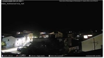immagine della webcam nei dintorni di Acquaviva d'Isernia: webcam Monteroduni
