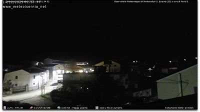 immagine della webcam nei dintorni di Scontrone: webcam Monteroduni