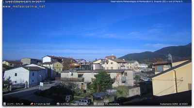 immagine della webcam nei dintorni di Bagnoli del Trigno: webcam Monteroduni