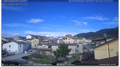 immagine della webcam nei dintorni di Rionero Sannitico: webcam Monteroduni