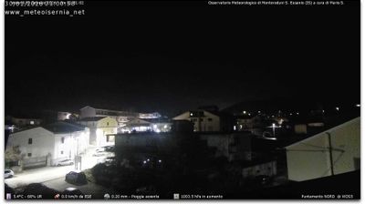 immagine della webcam nei dintorni di Bagnoli del Trigno: webcam Monteroduni
