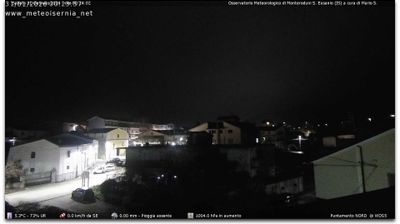 immagine della webcam nei dintorni di Rionero Sannitico: webcam Monteroduni