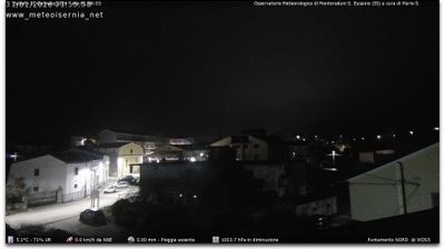 immagine della webcam nei dintorni di Rionero Sannitico: webcam Monteroduni