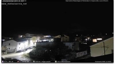 immagine della webcam nei dintorni di Bagnoli del Trigno: webcam Monteroduni