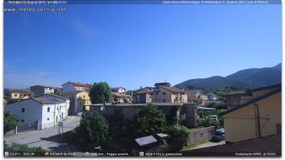 immagine della webcam nei dintorni di Rionero Sannitico: webcam Monteroduni