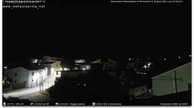 immagine della webcam nei dintorni di Rionero Sannitico: webcam Monteroduni