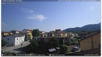immagine della webcam nei dintorni di Scontrone: webcam Monteroduni