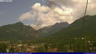 immagine della webcam nei dintorni di Sormano: webcam Mandello del Lario