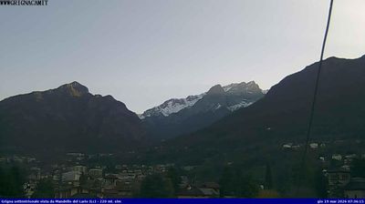 immagine della webcam nei dintorni di Bellano: webcam Mandello del Lario