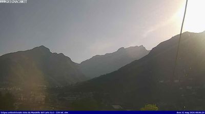 immagine della webcam nei dintorni di Sormano: webcam Mandello del Lario