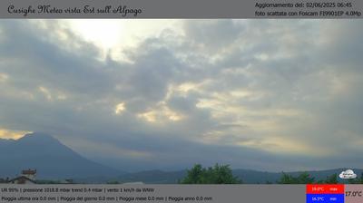 Preview delle webcam di Belluno: Vista sul col Nevegal