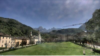immagine della webcam nei dintorni di Soverzene: webcam Agordo